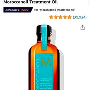 Moroccanoil Original oil treatment with pump.